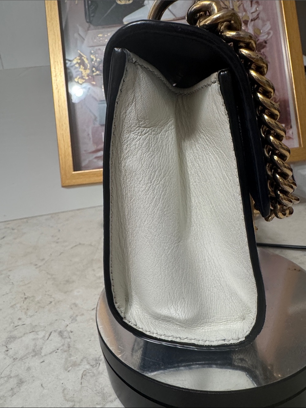 Gucci tri colored padlock shoulder/crossbody bag with Dusty - Picture 4 of 10